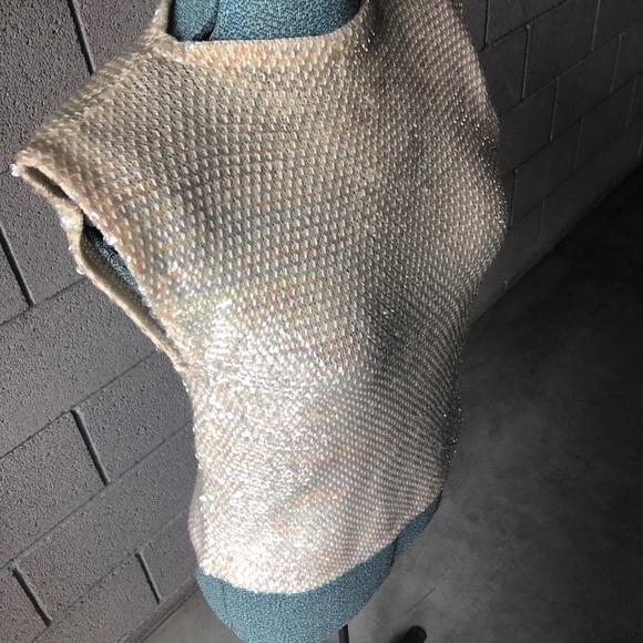 Vintage Iridescent Sequin Sweater small- medium - Picture 2 of 7